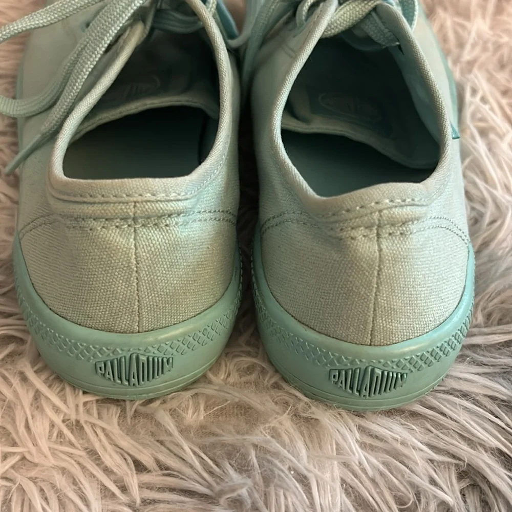 Palladium Blue Sneakers Lightweight Canvas Casual - Picture 7 of 8